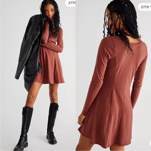 Free People Miles of Henley Dress
